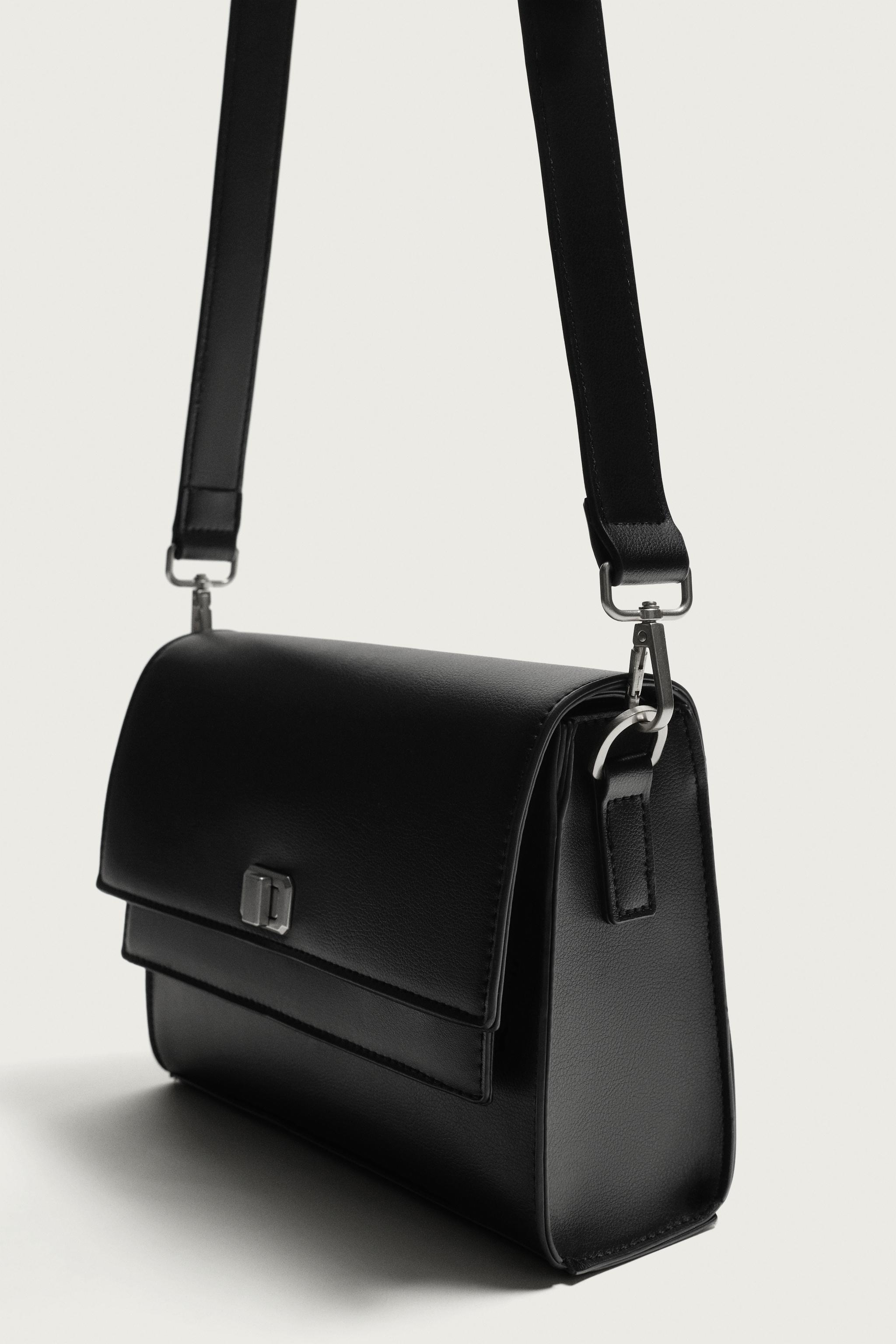 DOUBLE FLAP CROSSBODY BAG